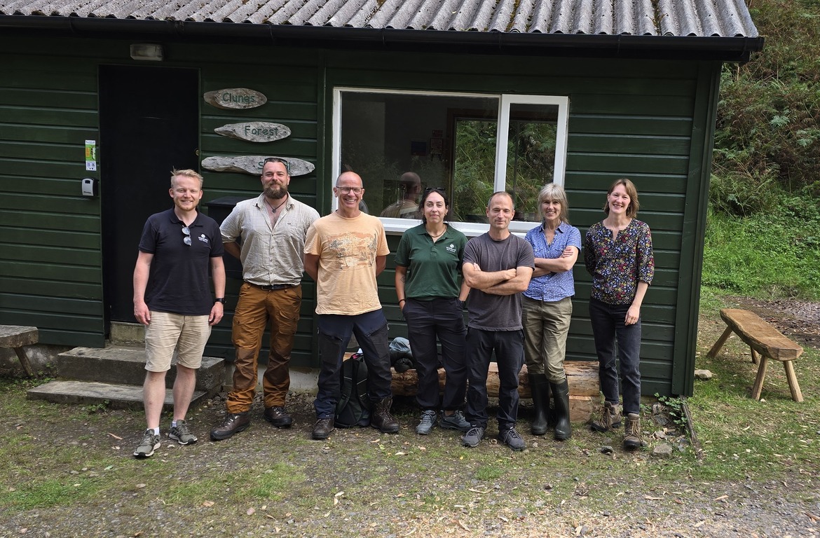 Old ACF Forest School with visiting group