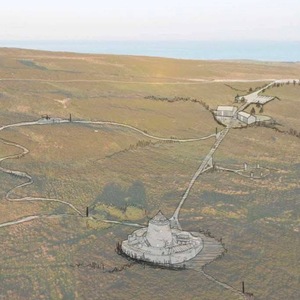 Concept image of Broch and Flow Country site