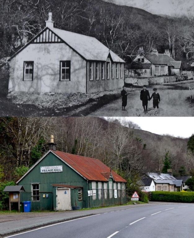 Nether Lochaber Hall Then and Now